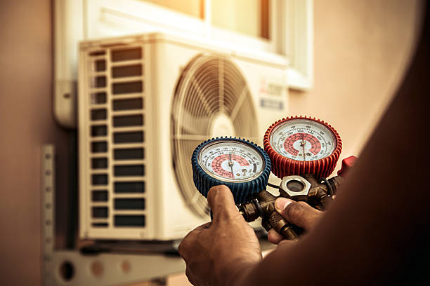 Professional Air Conditioning Service technician working in Ocean Grove, NJ